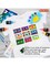Shuttle Art Fabric Paint Set - 45 Colors, 3D Permanent Paint Kit with Extras